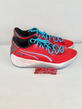 Men's 9 - Puma ALL Pro Nitro Scoot Basketball Red Sneaker